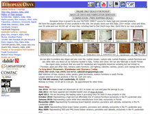 Tablet Screenshot of europeanonyx.com